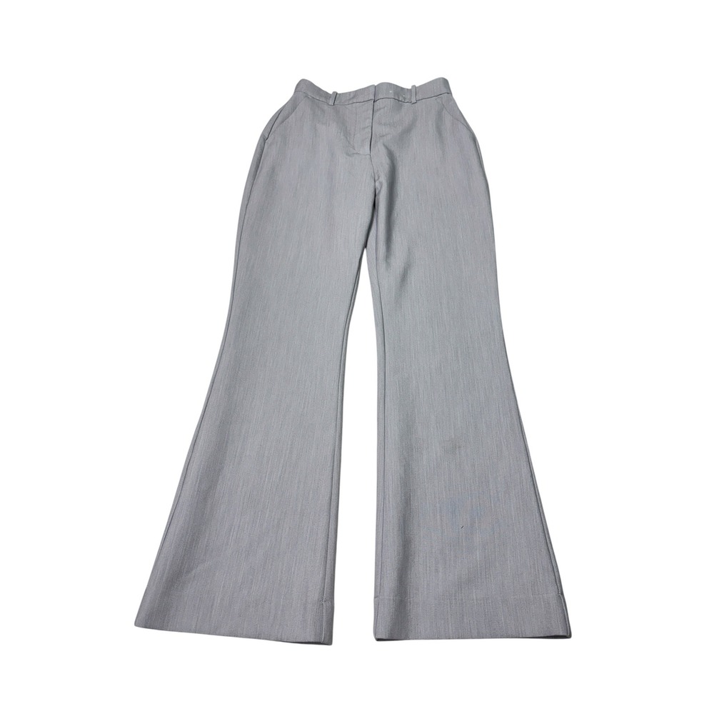 Abercrombie & Fitch Sloane High Rise Tailored Pants Gray Womens 4R 27W L30